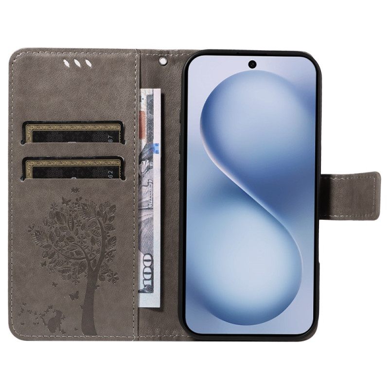 Θηκη Κινητου Vivo X200 Fe Γάτα Και Δέντρο