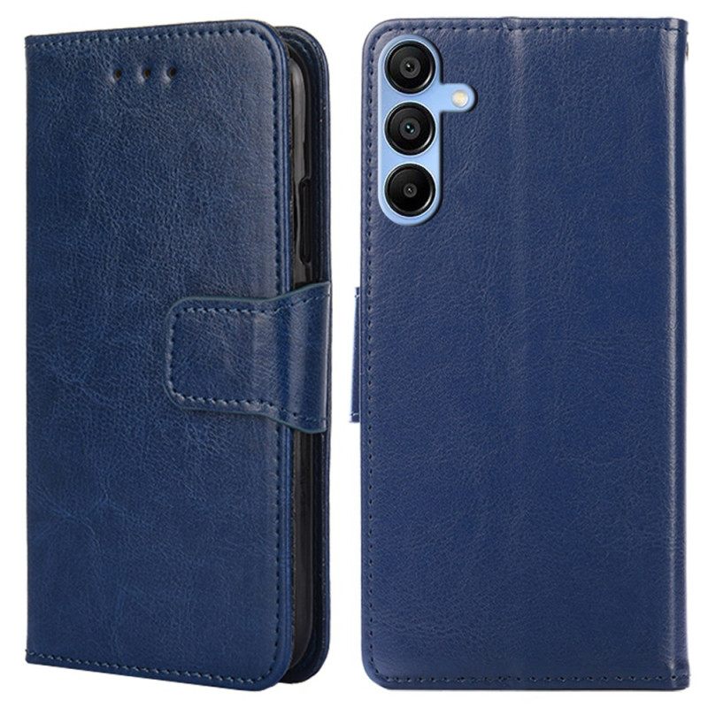 Δερματινη Θηκη Samsung Galaxy A15 5g Vintage Σιλικόνης