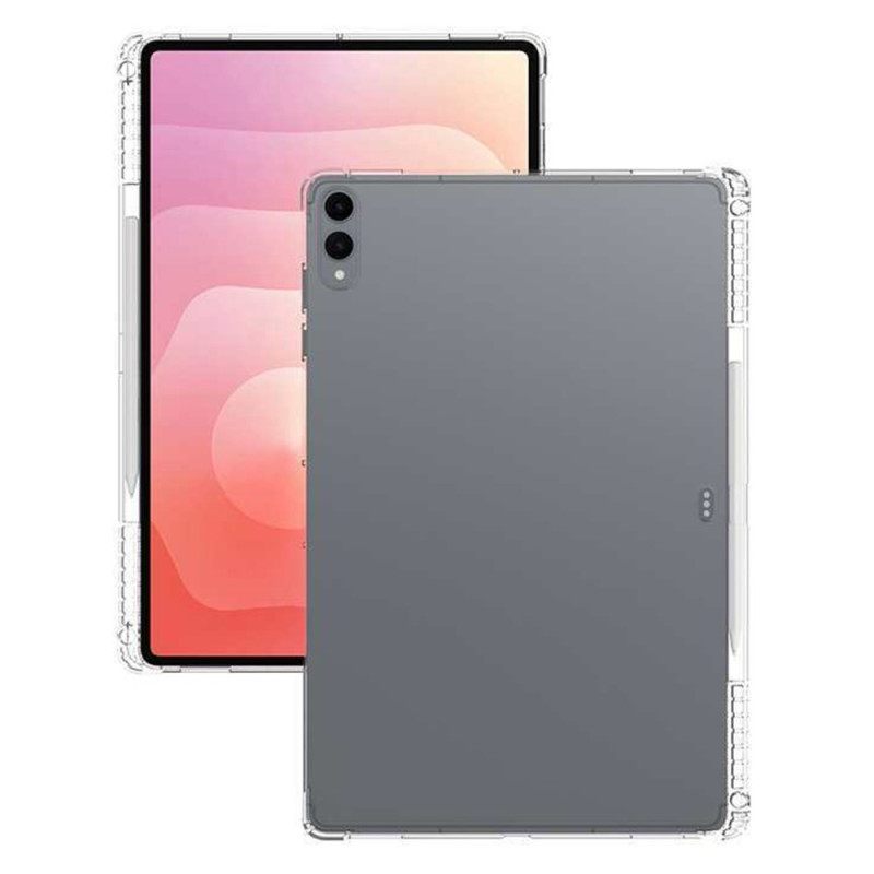 Κάλυμμα Samsung Galaxy Tab S11 Ultra Διαφανές Με Βάση Γραφίδας Σιλικόνης