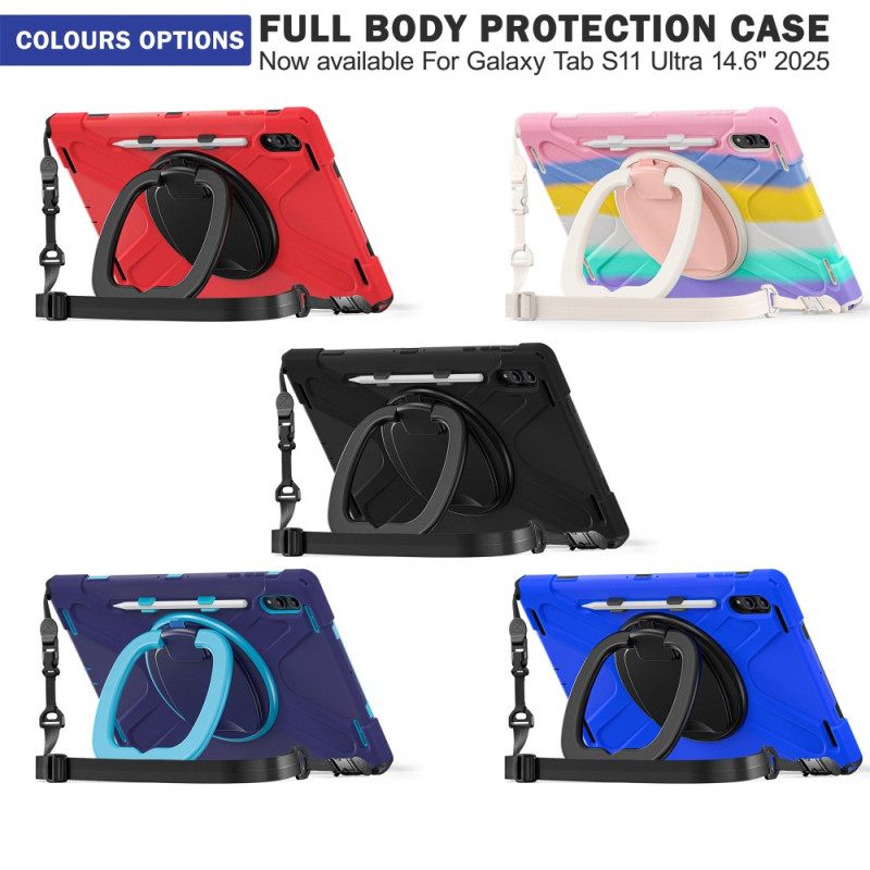 Κάλυμμα Samsung Galaxy Tab S11 Ultra Θήκες Κινητών Ανθεκτικό Με Ιμάντα Ώμου