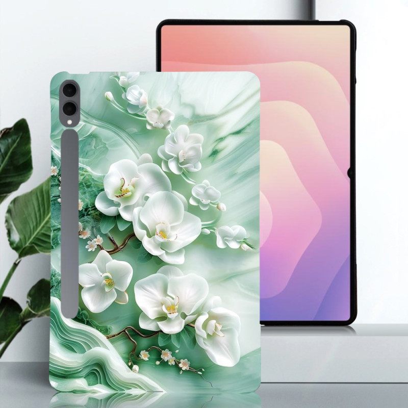 Κάλυμμα Samsung Galaxy Tab S11 Ultra Θήκες Κινητών Λουλούδια Νεφρίτη