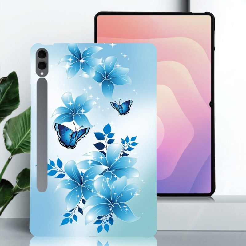 Κάλυμμα Samsung Galaxy Tab S11 Ultra Θήκες Κινητών Μπλε Πεταλούδες