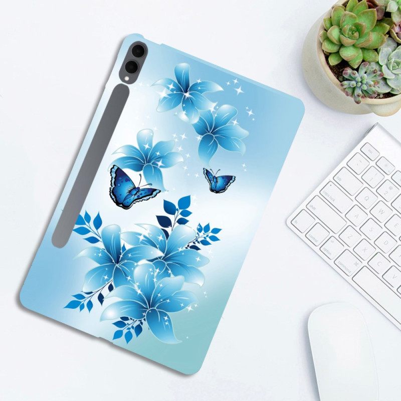 Κάλυμμα Samsung Galaxy Tab S11 Ultra Θήκες Κινητών Μπλε Πεταλούδες