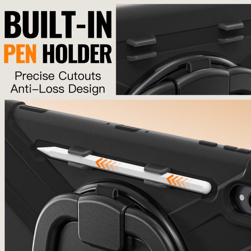 Κάλυμμα Samsung Galaxy Tab S11 Ultra Τριπλή Προστασία Με Λαβή Που Περιστρέφεται