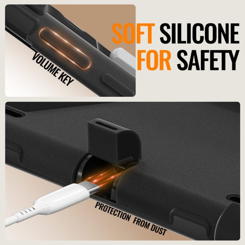 Κάλυμμα Samsung Galaxy Tab S11 Ultra Τριπλή Προστασία Με Λαβή Που Περιστρέφεται