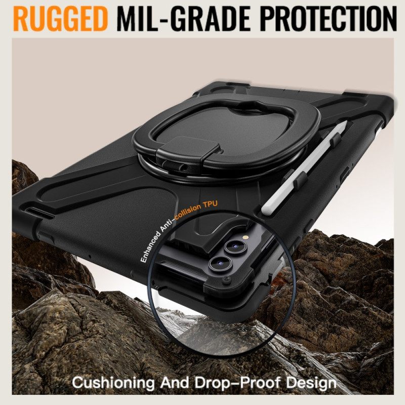 Κάλυμμα Samsung Galaxy Tab S11 Ultra Τριπλή Προστασία Με Λαβή Που Περιστρέφεται