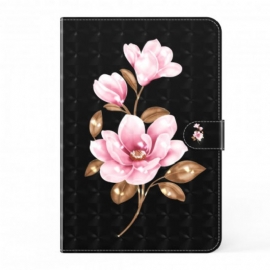 Κάλυμμα Samsung Galaxy Tab A7 Ανοιχτόχρωμα Ροζ Λουλούδια