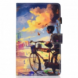 Κάλυμμα Samsung Galaxy Tab A7 Bike Art