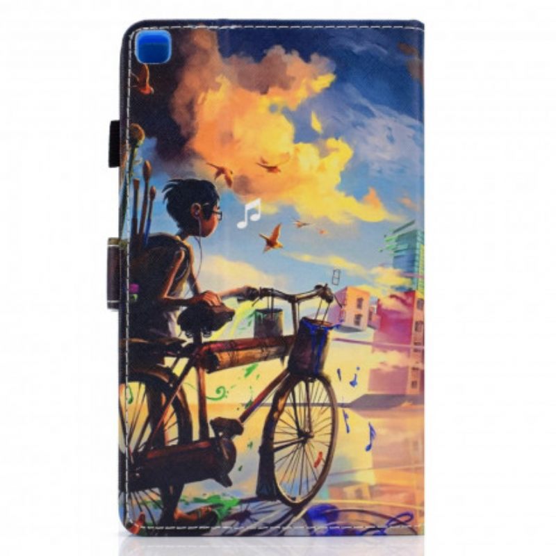 Κάλυμμα Samsung Galaxy Tab A7 Bike Art