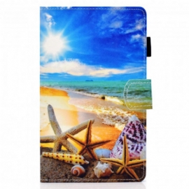 Θήκη Flip Samsung Galaxy Tab A7 Fun Beach