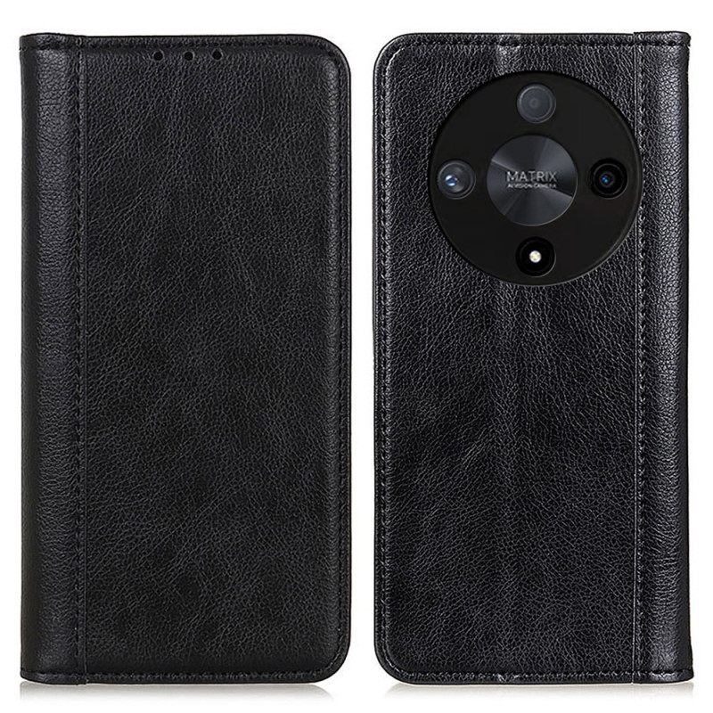 Δερματινη Θηκη Honor X9b / Magic 6 Lite Litchi Texture Split Leather