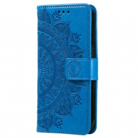 Δερματινη Θηκη Honor X9b / Magic 6 Lite Mandala Sun Με Λουράκι