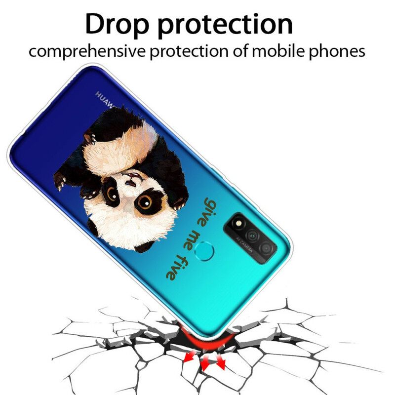 Θήκη Huawei P Smart 2020 Διαφανές Panda Δώσε Μου Πέντε