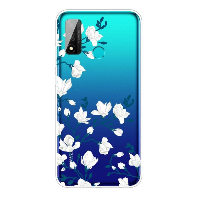 Θήκη Huawei P Smart 2020 Λευκά Λουλούδια