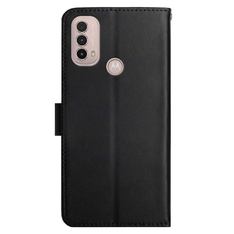 Κάλυμμα Moto E40 / E30 / E20 Γνήσιο Δέρμα Nappa