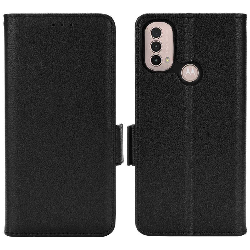Κάλυμμα Moto E40 / E30 / E20 Θήκη Flip Διπλά Νέα Χρώματα