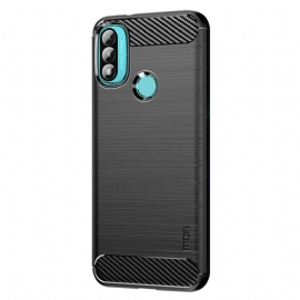 θηκη κινητου Moto E40 / E30 / E20 Mofi Brushed Carbon Fiber