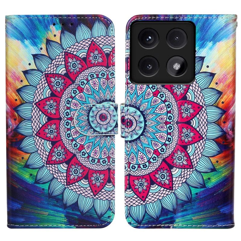 Δερματινη Θηκη Xiaomi 14t Mandala Premium