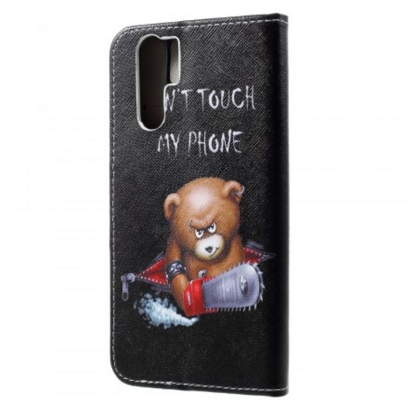 Θήκη Flip Huawei P30 Pro Επικίνδυνη Αρκούδα