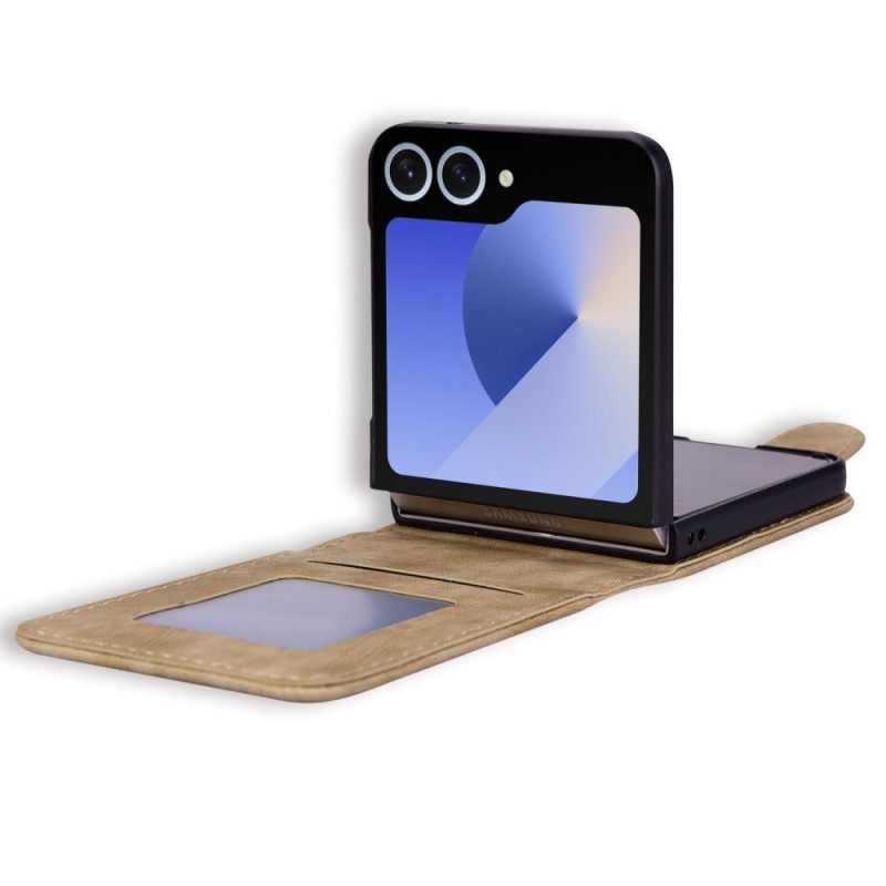 Δερματινη Θηκη Samsung Galaxy Z Flip 7 Γραφιστική Σιλικόνης