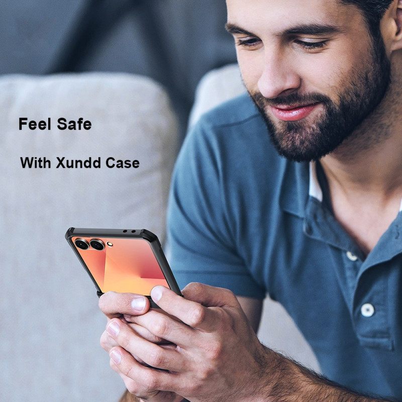 Κάλυμμα Samsung Galaxy Z Flip 7 Αερόσακος Και Προστατευτικό Οθόνης Xundd Σιλικόνης