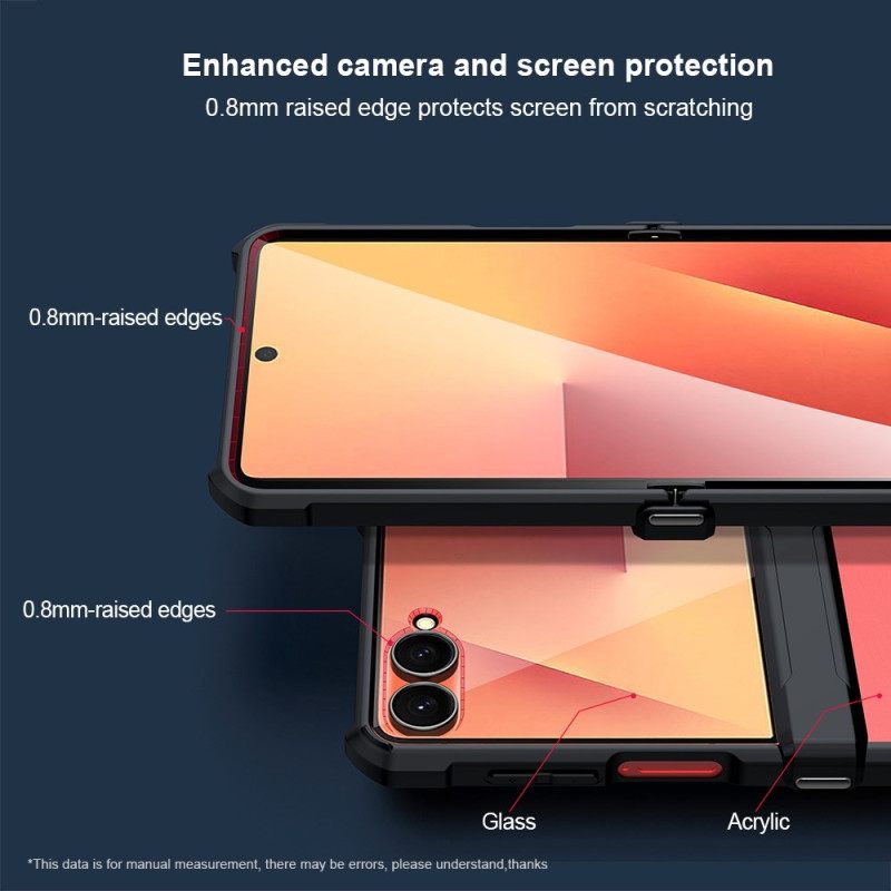 Κάλυμμα Samsung Galaxy Z Flip 7 Αερόσακος Και Προστατευτικό Οθόνης Xundd Σιλικόνης