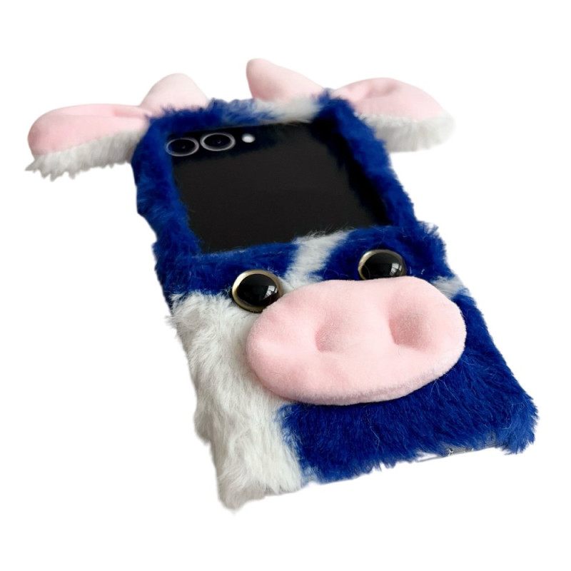 Κάλυμμα Samsung Galaxy Z Flip 7 Αγελάδα Σιλικόνης