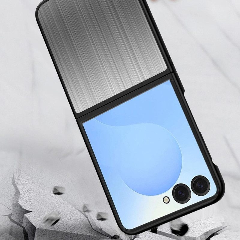 Κάλυμμα Samsung Galaxy Z Flip 7 Ανοξείδωτο Ατσάλι Σιλικόνης