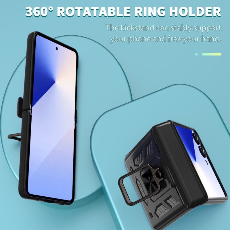 Κάλυμμα Samsung Galaxy Z Flip 7 Ανθεκτικό Δαχτυλίδι Σιλικόνης