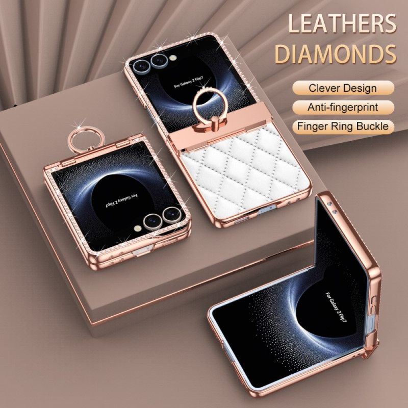 Κάλυμμα Samsung Galaxy Z Flip 7 Βάση Δαχτυλιδιού Και Προστατευτικό Πίσω Οθόνης