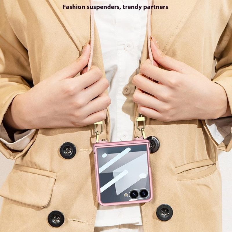 Κάλυμμα Samsung Galaxy Z Flip 7 Βραχιόλι Με Κορδόνι