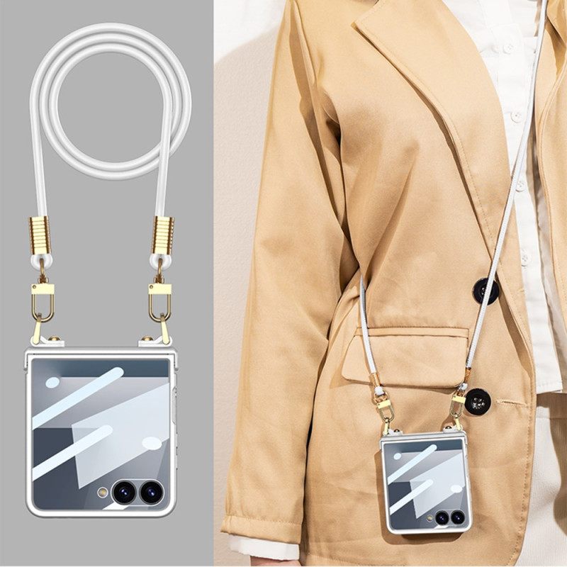 Κάλυμμα Samsung Galaxy Z Flip 7 Βραχιόλι Με Κορδόνι