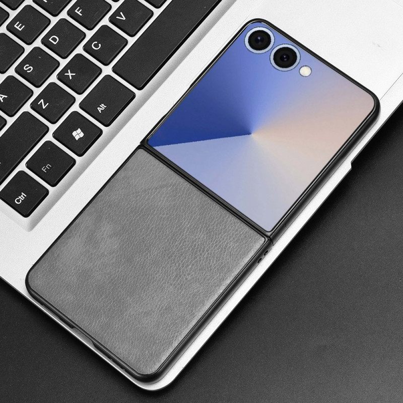 Κάλυμμα Samsung Galaxy Z Flip 7 Δερμάτινο Στυλ