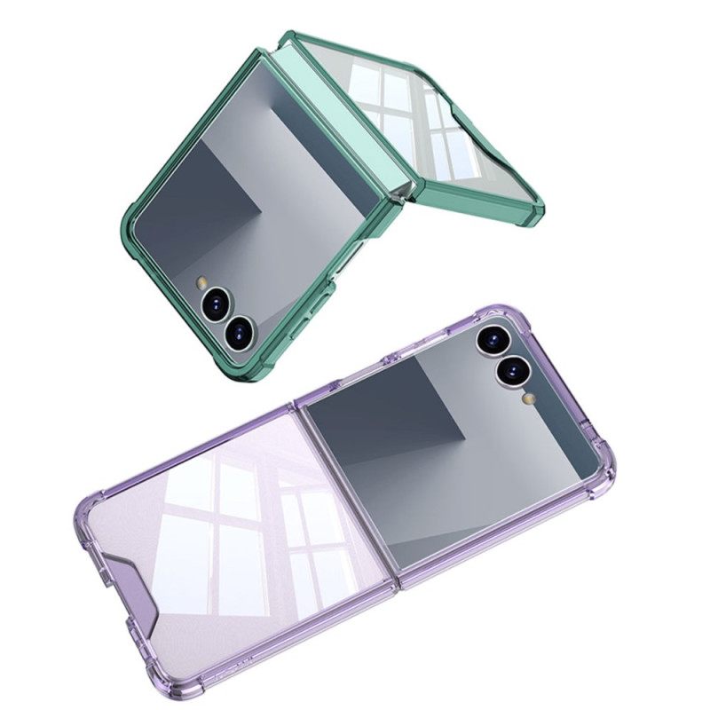 Κάλυμμα Samsung Galaxy Z Flip 7 Gkk Metallic Style Rim