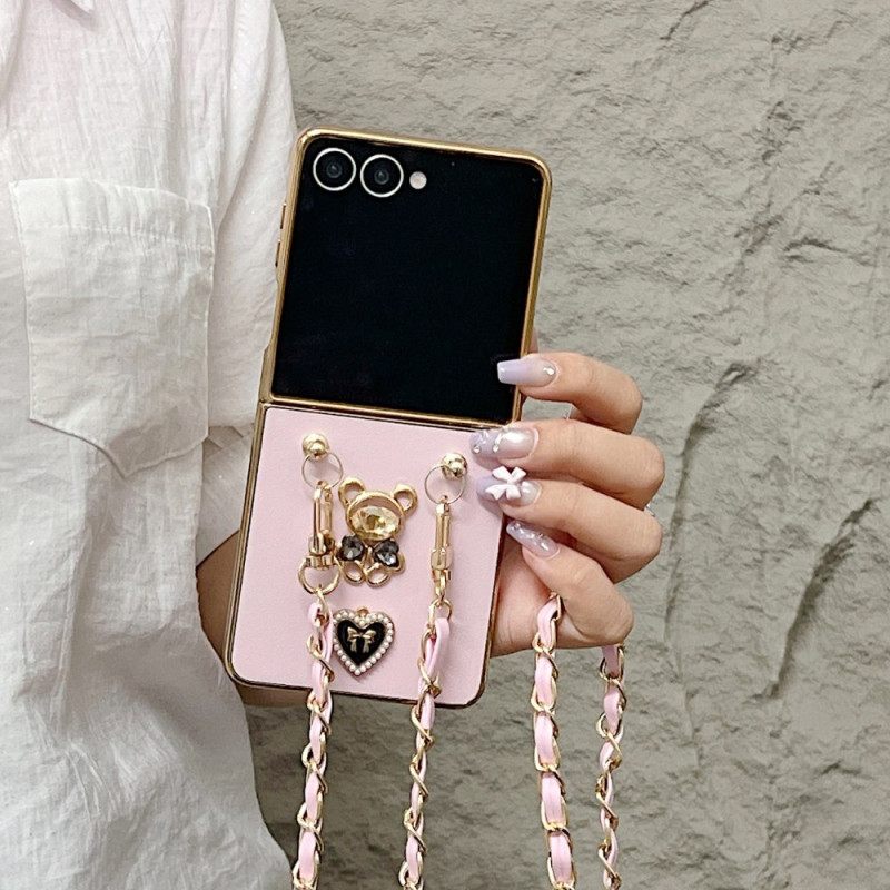 Κάλυμμα Samsung Galaxy Z Flip 7 Γούρι Και Λουράκι