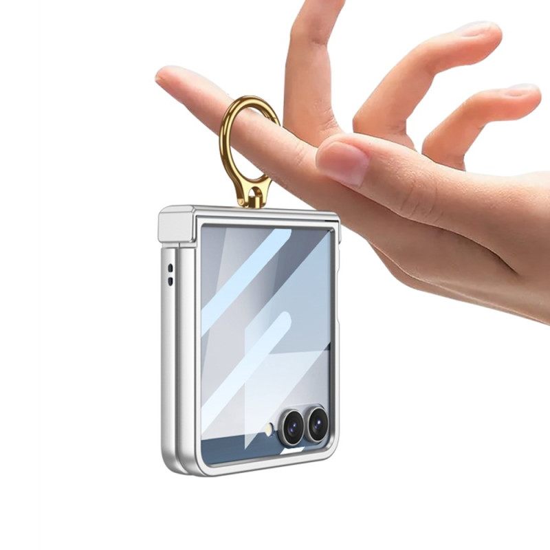 Κάλυμμα Samsung Galaxy Z Flip 7 Κλασική Θήκη Δαχτυλιδιού Gkk