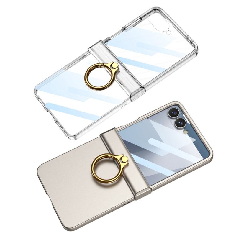 Κάλυμμα Samsung Galaxy Z Flip 7 Κλασική Θήκη Δαχτυλιδιού Gkk