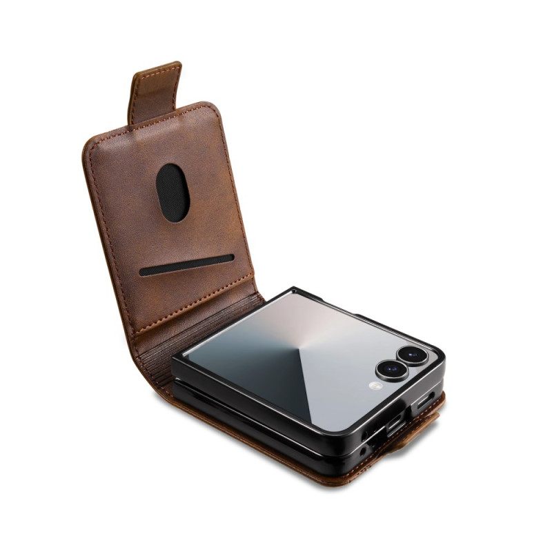 Κάλυμμα Samsung Galaxy Z Flip 7 Κομψή Θήκη Κάρτας Σιλικόνης