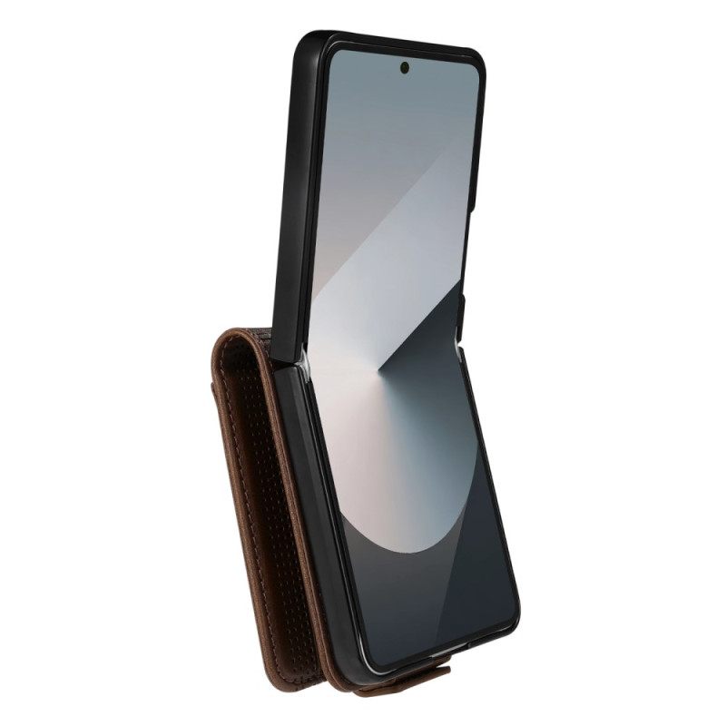 Κάλυμμα Samsung Galaxy Z Flip 7 Κομψή Θήκη Κάρτας Σιλικόνης