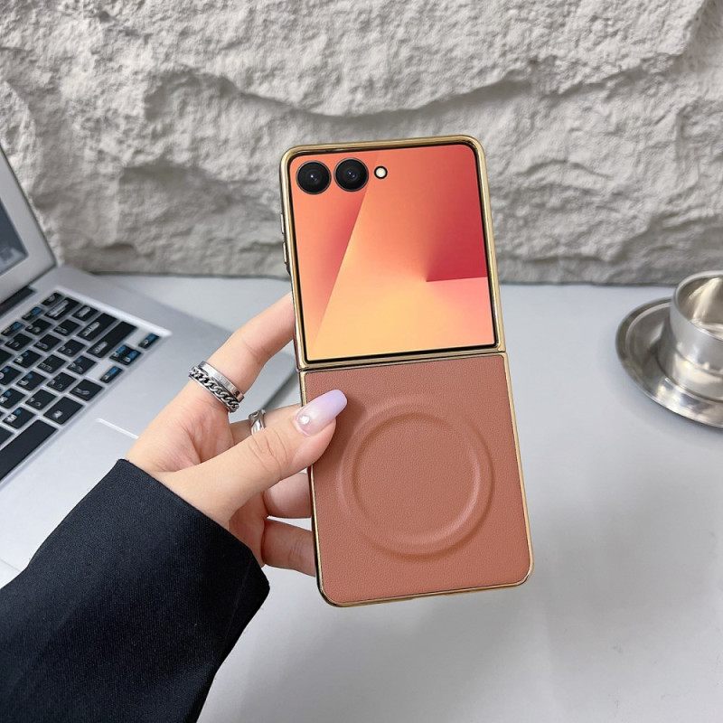 Κάλυμμα Samsung Galaxy Z Flip 7 Μαγνητική Επιφάνεια Nappa