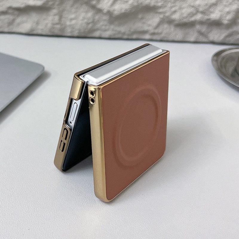 Κάλυμμα Samsung Galaxy Z Flip 7 Μαγνητική Επιφάνεια Nappa