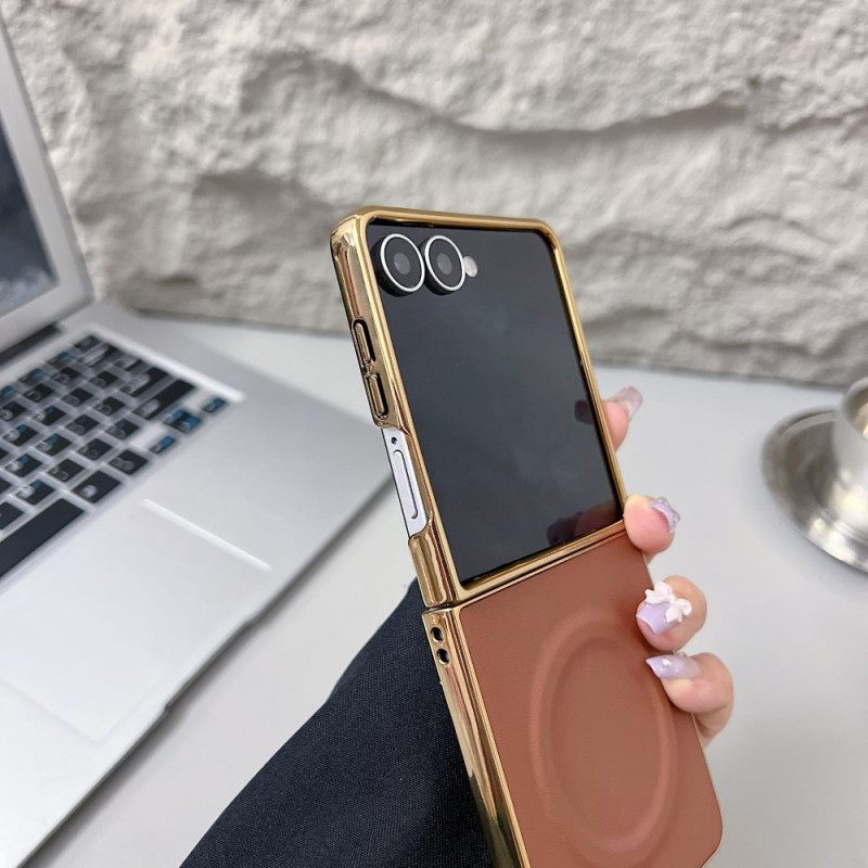 Κάλυμμα Samsung Galaxy Z Flip 7 Μαγνητική Επιφάνεια Nappa