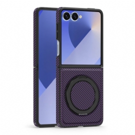 Κάλυμμα Samsung Galaxy Z Flip 7 Μαγνητική Ίνα Άνθρακα