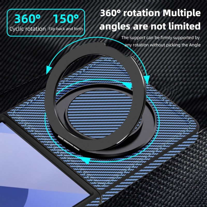 Κάλυμμα Samsung Galaxy Z Flip 7 Μαγνητική Ίνα Άνθρακα