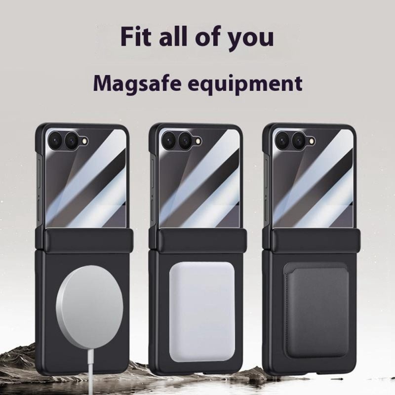 Κάλυμμα Samsung Galaxy Z Flip 7 Μαγνητική Με Μεταλλικό Εφέ