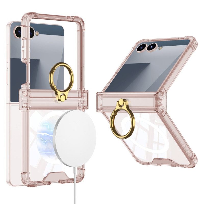 Κάλυμμα Samsung Galaxy Z Flip 7 Μαγνητική Με Θήκη Δαχτυλιδιού