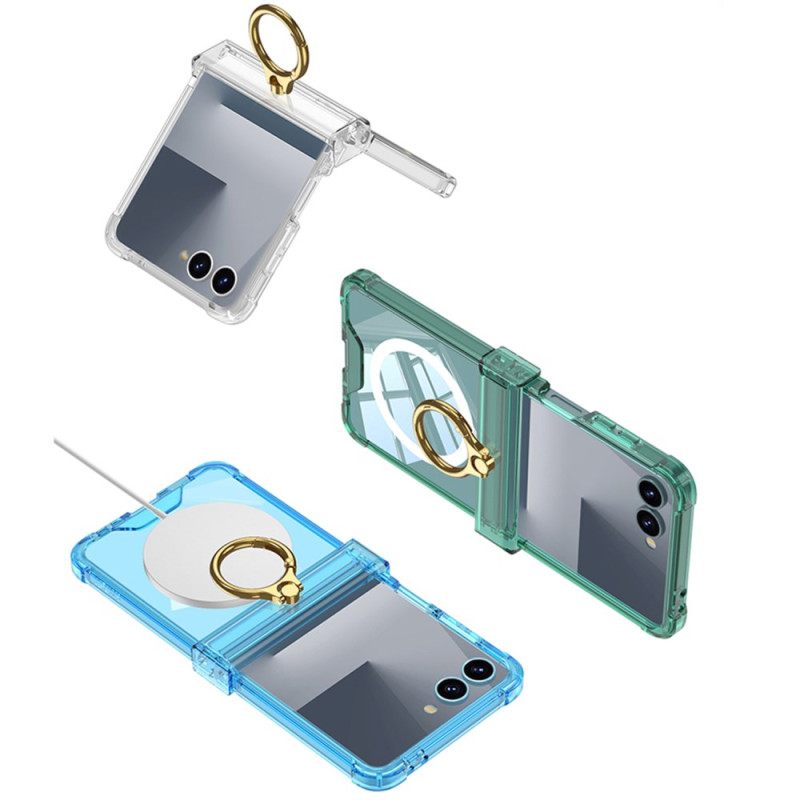 Κάλυμμα Samsung Galaxy Z Flip 7 Μαγνητική Με Θήκη Δαχτυλιδιού