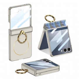 Κάλυμμα Samsung Galaxy Z Flip 7 Μαγνητική Θήκη Με Δακτύλιο Gkk