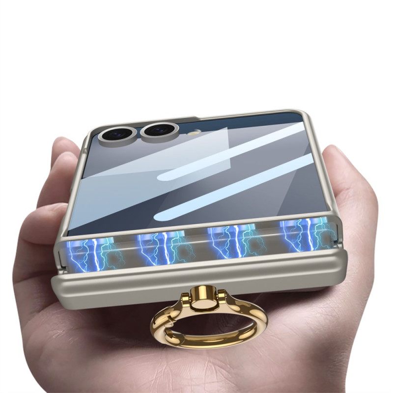 Κάλυμμα Samsung Galaxy Z Flip 7 Μαγνητική Θήκη Με Δακτύλιο Gkk