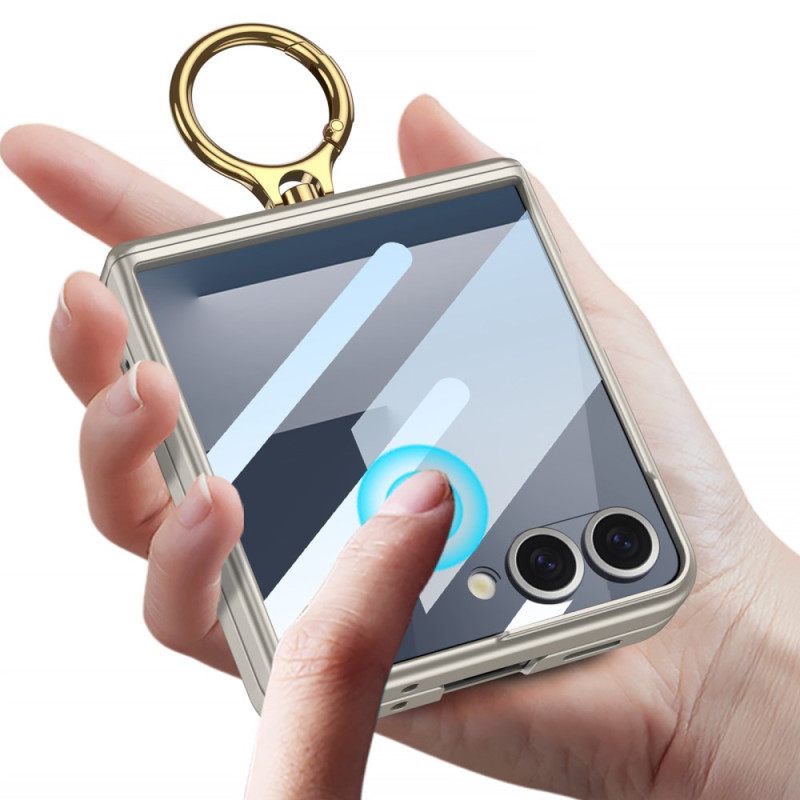 Κάλυμμα Samsung Galaxy Z Flip 7 Μαγνητική Θήκη Με Δακτύλιο Gkk